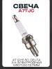 Свеча 3-х электродная A7TJC M10*1,00 12,7mm (4T GY6 50, Delta) "CHAMP" (MOQ 10шт)