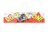Наклейка декор ROCK ON! (28x8см) (#3530)