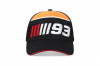 Бейсболка "93 MARC MARQUEZ" (черно-оранж, 100% хлопок)