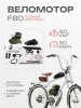 Двигатель веломотор F80 (80см3) комплект для установки, зеленый