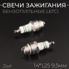 Свеча бензопильная L6TCI M14*1,25 9,5mm "BSC" (2шт)