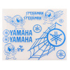Наклейки (набор) декор YAMAHA SPIDER (35х28см, синие)