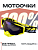 Очки кроссовые 100% (черно-желтый, синий визор)