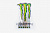 Наклейка логотип MONSTER ENERGY (12x17см, голограмма) (#7312A)