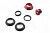 Подшипники рулевой колонки велосипеда (удлиненные, красные) "REKO"